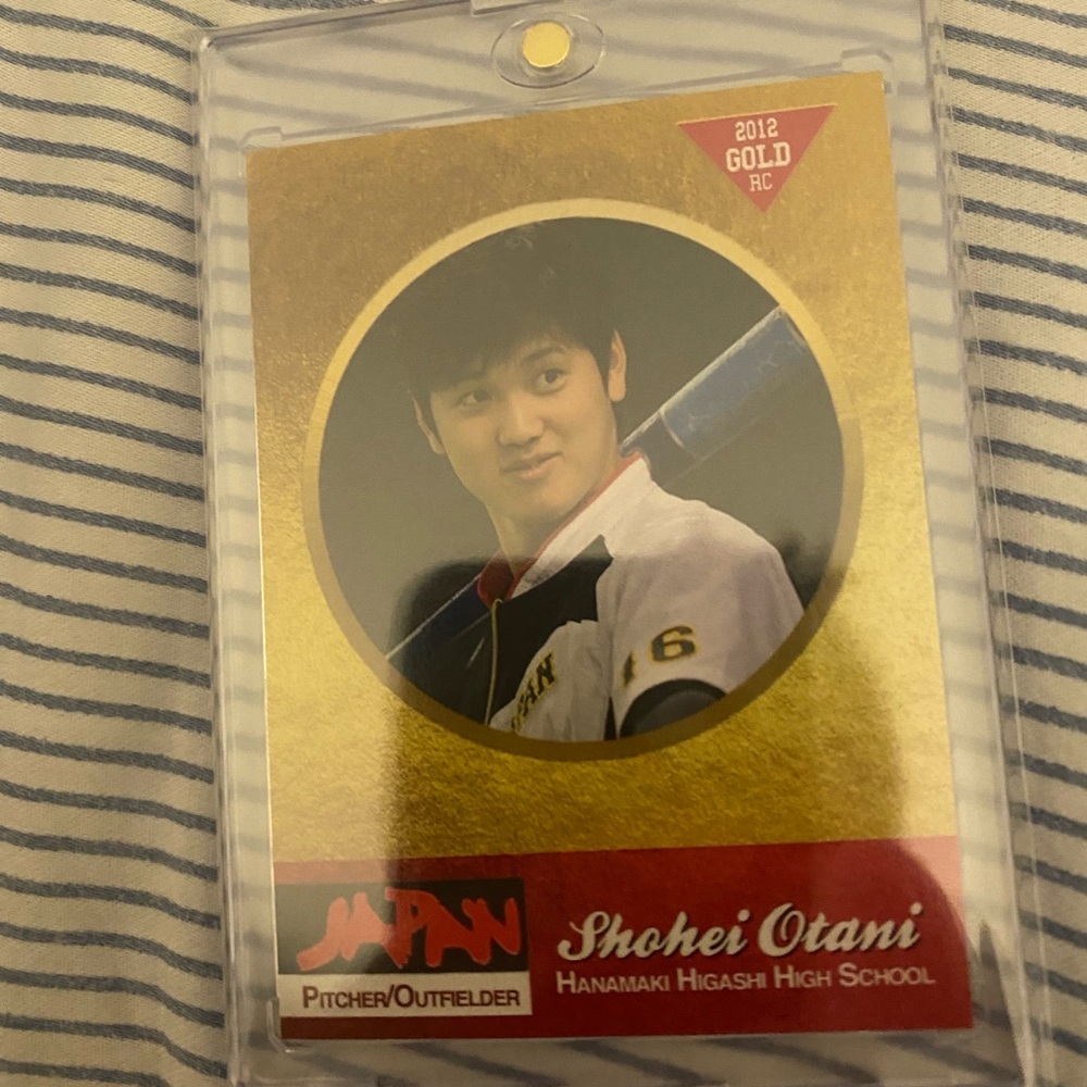 Shohei Otani Baseball rookie phenom RC.